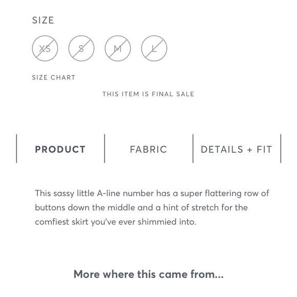 Marine Layer Flor White Denim Skirt - Picture 5 of 8